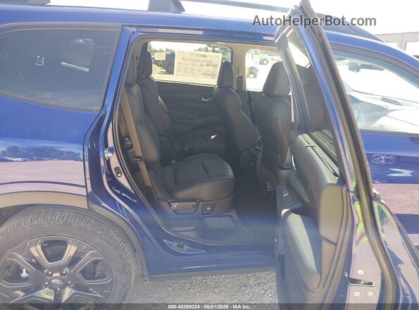 4S4WMALDXT3413643 2026 SUBARU ASCENT Blue Vista de la etiqueta del VIN