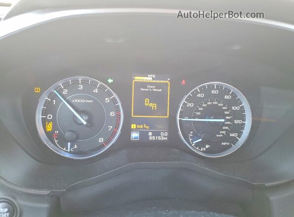 4S4WMAMD1M3454307 2021 SUBARU ASCENT White Widok zestawu wskaźników