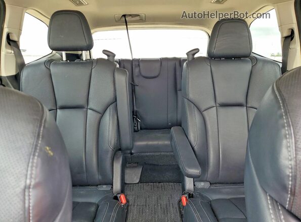4S4WMAMD7K3442319 2019 SUBARU ASCENT White Widok tylnych siedzeń