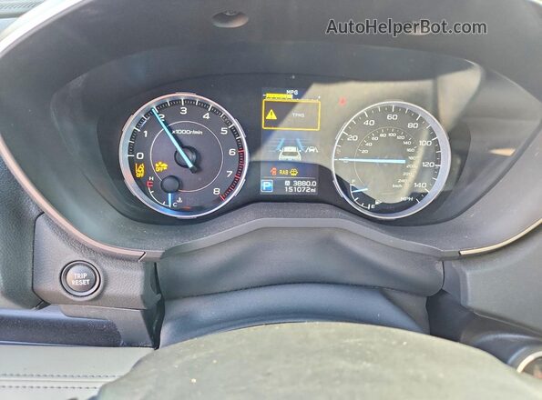 4S4WMAPD0L3448024 2020 SUBARU ASCENT White Вид щитка приладів