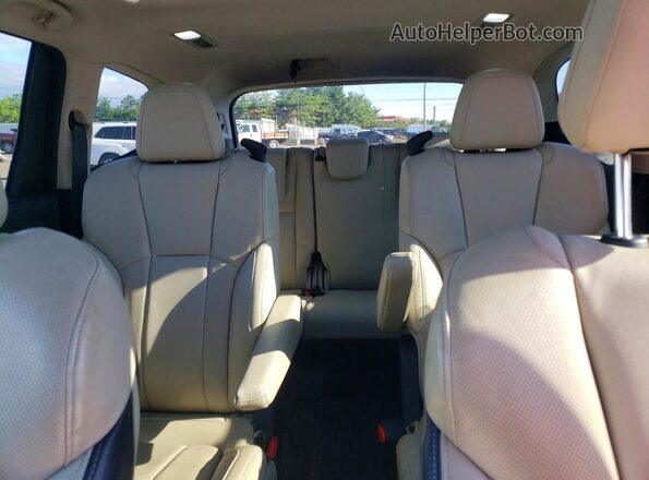 4S4WMAPD2K3423754 2019 SUBARU ASCENT Brown Vista de los asientos traseros