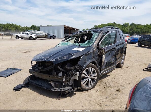 4S4WMAPD2K3489690 2019 SUBARU ASCENT Black Առջևի ձախ երեք քառորդ տեսարան
