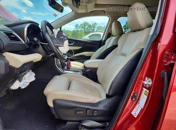 4S4WMAPD3K3466256 2019 SUBARU ASCENT Burgundy Vista interior delantera
