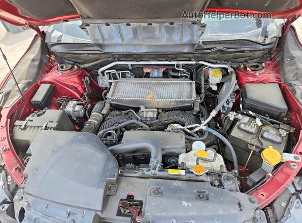 4S4WMAPD3K3466256 2019 SUBARU ASCENT Burgundy Vista del compartimento del motor