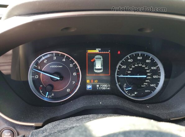 4S4WMAPD4M3405047 2021 SUBARU ASCENT Charcoal Widok zestawu wskaźników