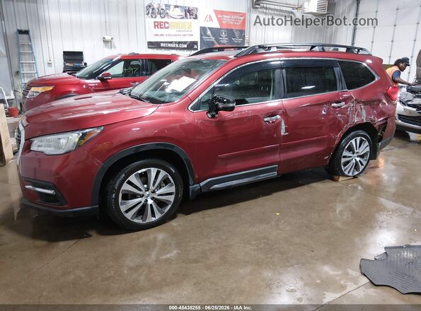 4S4WMARD0K3431963 2019 SUBARU ASCENT Burgundy Vista tres cuartos delantera izquierda