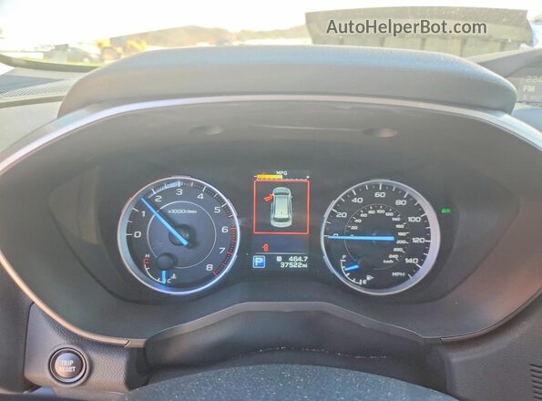 4S4WMARD4K3473696 2019 SUBARU ASCENT White Widok zestawu wskaźników