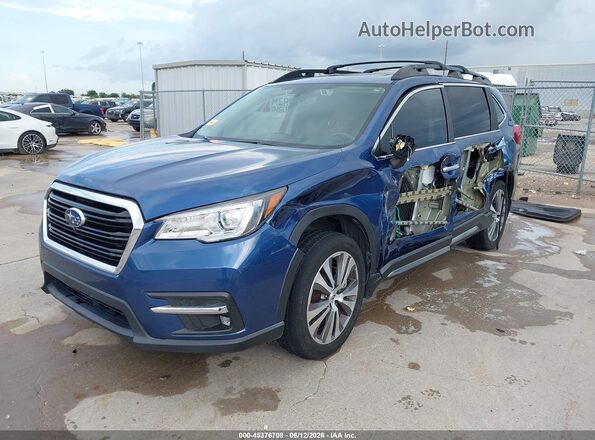 4S4WMARD7N3406496 2022 SUBARU ASCENT Blue Առջևի ձախ երեք քառորդ տեսարան