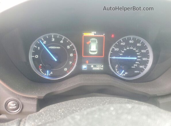4S4WMARD7N3465614 2022 SUBARU ASCENT Gray ხელსაწყოთა პანელის ხედი