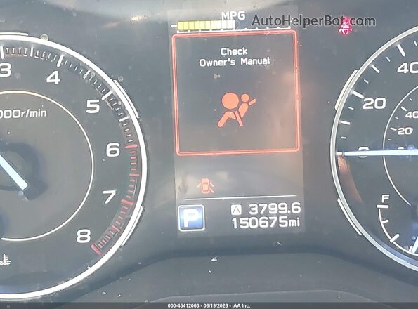 4S4WMARD8K3419088 2019 SUBARU ASCENT Черный 