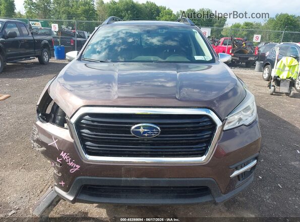 4S4WMARD8K3458182 2019 SUBARU ASCENT Brown Vista interior trasera