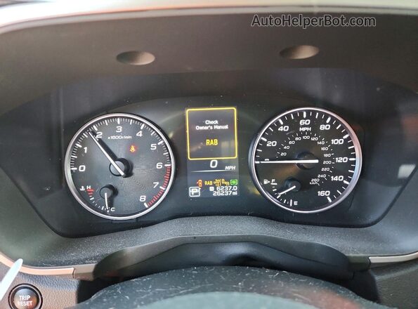 4S4WMARDXR3437926 2024 SUBARU ASCENT Black Vista del cuadro de instrumentos