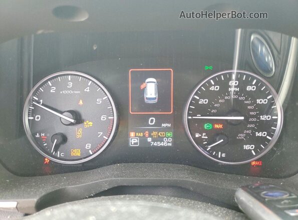 4S4WMASD2R3409130 2024 SUBARU ASCENT Green Vista del cuadro de instrumentos