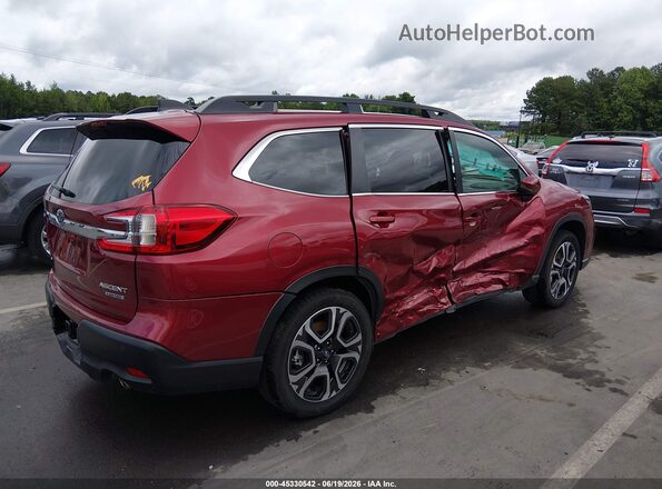 4S4WMASD9P3405086 2023 SUBARU ASCENT Red უკანა მარჯვენა