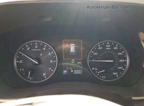 4S4WMAUD1S3434720 2025 SUBARU ASCENT Gray Vista del cuadro de instrumentos