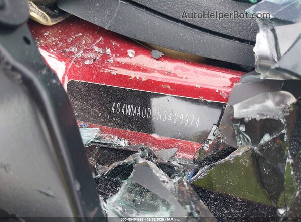 4S4WMAUD3R3420974 2024 SUBARU ASCENT Red ძრავის განყოფილების ხედი