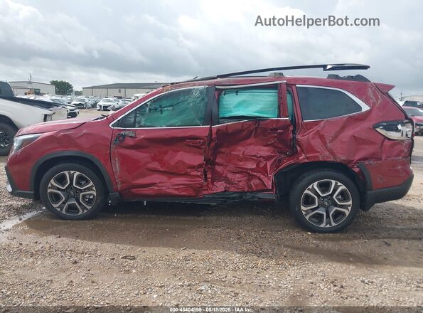 4S4WMAUD3R3420974 2024 SUBARU ASCENT Red უკანა სალონის ხედი