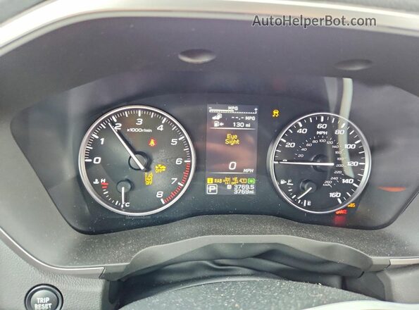 4S4WMAUD8S3432690 2025 SUBARU ASCENT Green Widok zestawu wskaźników