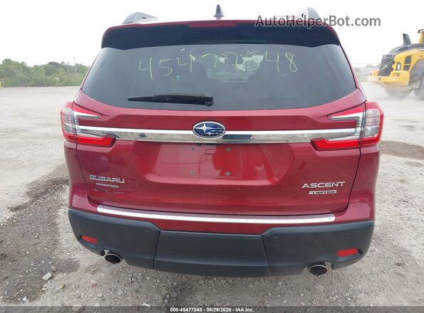4S4WMAUDXR3420731 2024 SUBARU ASCENT Red 