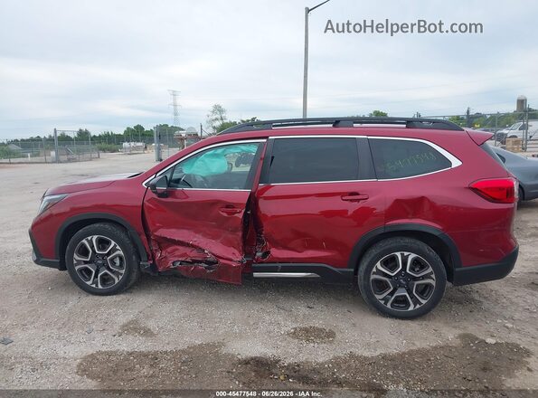 4S4WMAUDXR3420731 2024 SUBARU ASCENT Red Vista interior de 360 grados