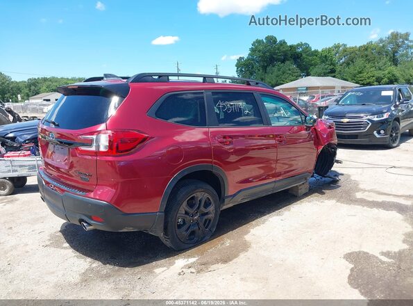 4S4WMAWD4S3402177 2025 SUBARU ASCENT Red Rear right