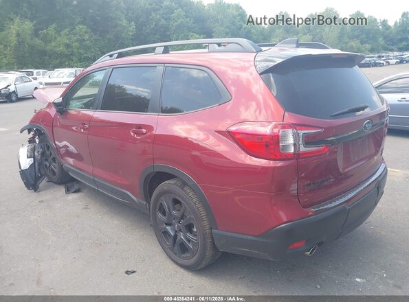 4S4WMAWD7S3406448 2025 SUBARU ASCENT Red Tył lewy