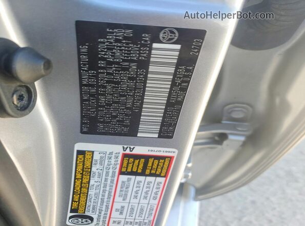 4T1A21FB2LU013435 2020 TOYOTA AVALON Gray Engine compartment view