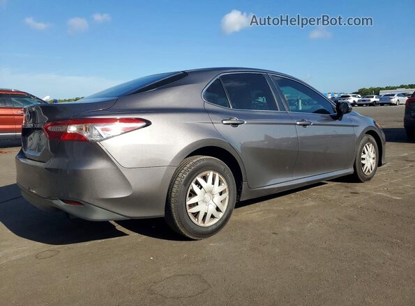 4T1B11HK2JU074415 2018 TOYOTA CAMRY Gray Rear right