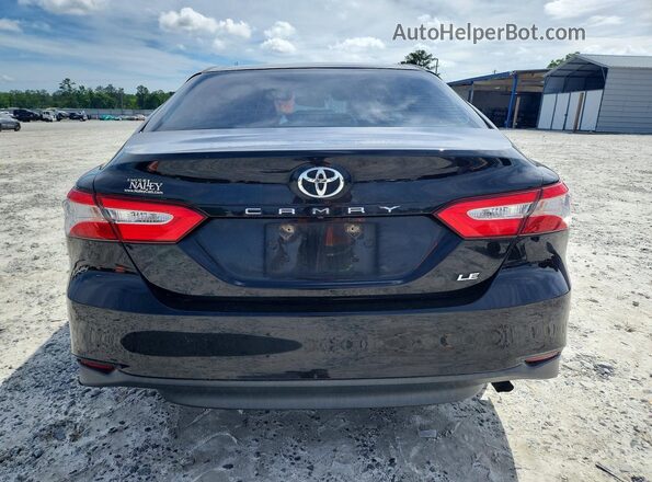 4T1B11HK2JU629671 2018 TOYOTA CAMRY Black უკანა ხედი