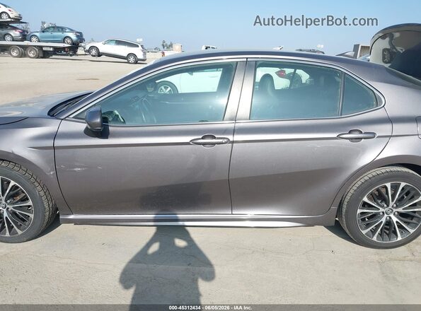 4T1B11HK3KU203831 2019 TOYOTA CAMRY Gray 