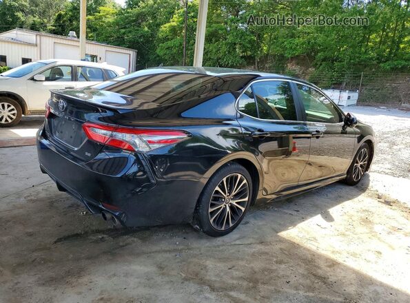 4T1B11HK5JU586332 2018 TOYOTA CAMRY Black Tył prawy