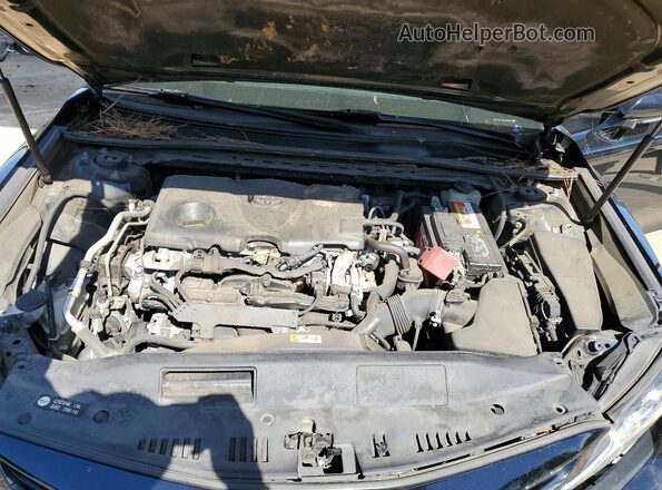 4T1B11HK5JU586332 2018 TOYOTA CAMRY Black Widok wnętrza z tyłu