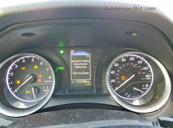 4T1B11HK5JU586332 2018 TOYOTA CAMRY Black Widok zestawu wskaźników