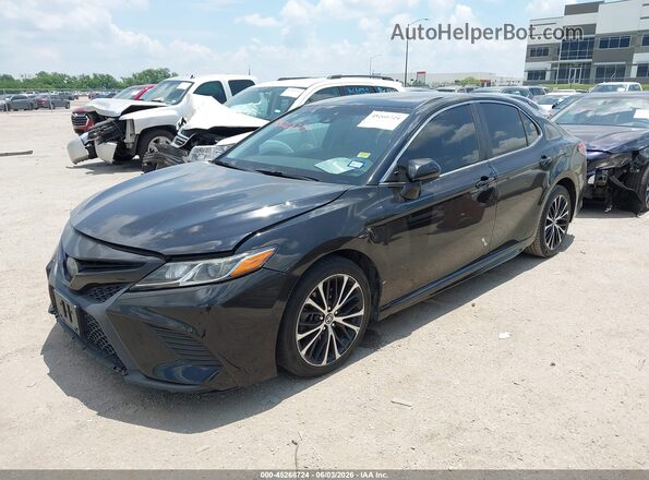 4T1B11HK5JU614517 2018 TOYOTA CAMRY Черный Передняя левая четверть