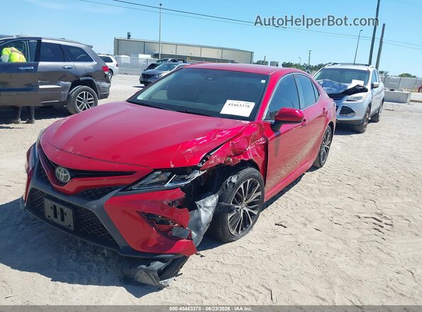 4T1B11HK5KU202020 2019 TOYOTA CAMRY Red Front left