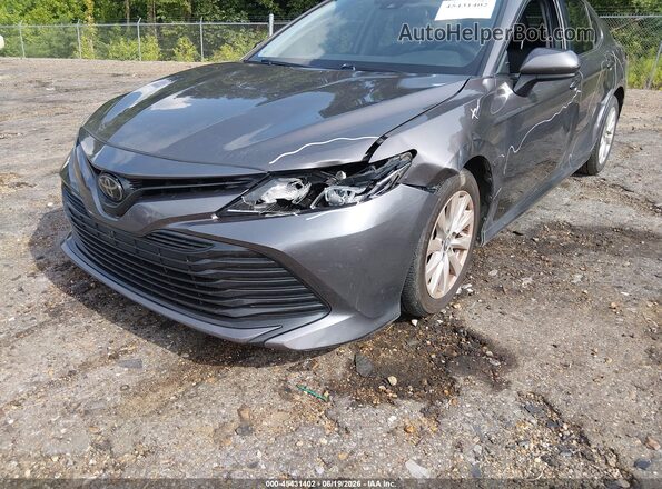 4T1B11HK5KU267997 2019 TOYOTA CAMRY Gray Դիմացի տեսք