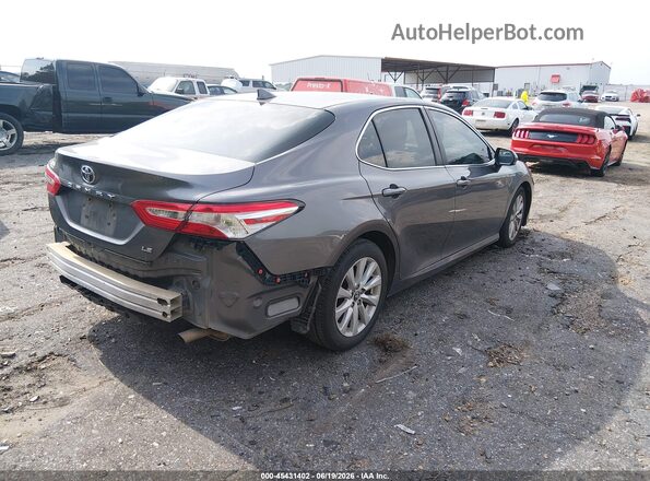 4T1B11HK5KU267997 2019 TOYOTA CAMRY Gray Հետևի աջ