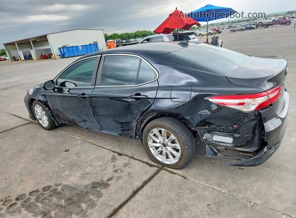 4T1B11HK5KU721097 2019 TOYOTA CAMRY Black Trasero izquierdo