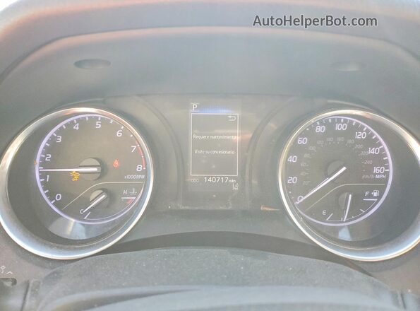 4T1B11HK5KU732357 2019 TOYOTA CAMRY Charcoal Instrument cluster view
