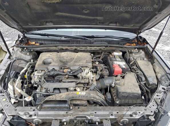 4T1B11HK5KU856824 2019 TOYOTA CAMRY Gray უკანა სალონის ხედი