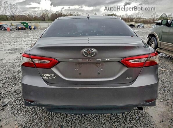 4T1B11HK5KU856824 2019 TOYOTA CAMRY Gray უკანა ხედი