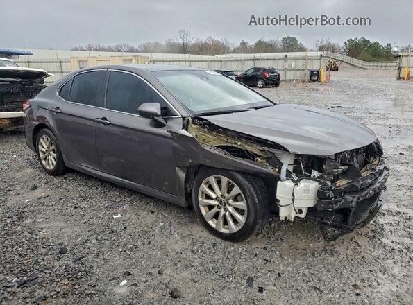 4T1B11HK5KU856824 2019 TOYOTA CAMRY Gray წინა მარჯვენა
