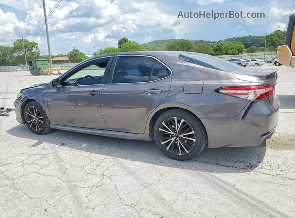 4T1B11HK7JU516640 2018 TOYOTA CAMRY Gray Trasero izquierdo