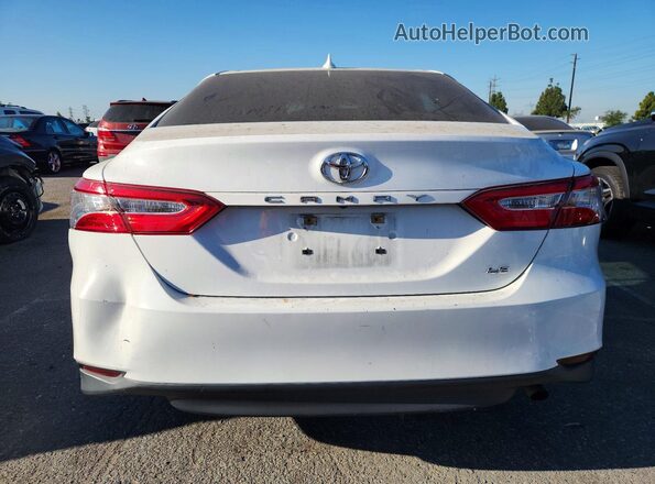 4T1B11HK8KU220124 2019 TOYOTA CAMRY White Vista trasera