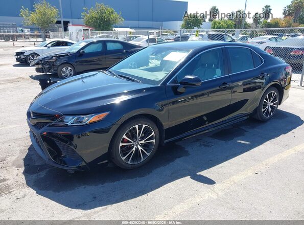 4T1B11HK8KU760136 2019 TOYOTA CAMRY Black Front left