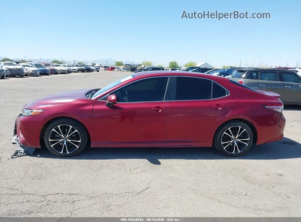4T1B11HKXJU598427 2018 TOYOTA CAMRY Burgundy Սալոնի 360 աստիճան տեսք