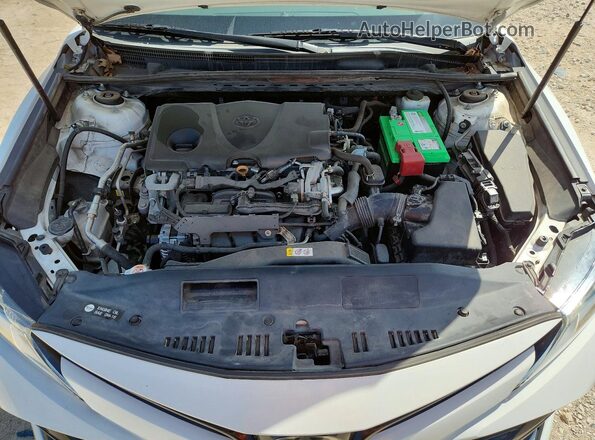 4T1B11HKXKU211604 2019 TOYOTA CAMRY Белый Вид задней части салона