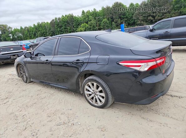 4T1B11HKXKU705302 2019 TOYOTA CAMRY Black Rear left