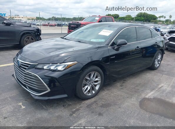 4T1B21FB9KU006307 2019 TOYOTA AVALON HYBRID Черный Передняя левая четверть