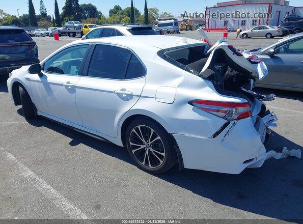 4T1B21HK0KU013997 2019 TOYOTA CAMRY HYBRID White უკანა მარცხენა